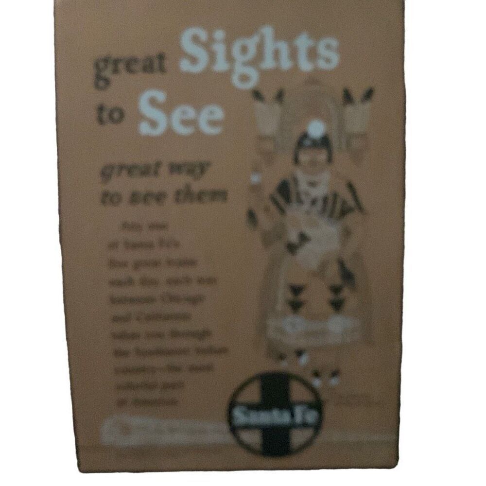 Vintage 1952 Santa Fe Great Sights To See Ad Advertisement